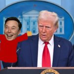 trump and lil elon meme