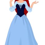 Ariel in her Blue Dress