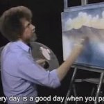 Bob paints GIF Template