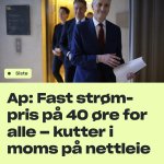 Støre fastpris strøm - SP thug slap hustler