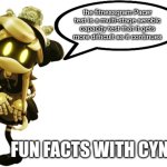 Fun Facts with Cyn | the fitnessgram Pacer test is a multi-stage aerobic capacity test that it gets more difficult as it continues | image tagged in fun facts with cyn | made w/ Imgflip meme maker