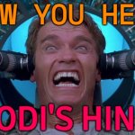 TFW  You Hear Modi's Hindi | TFW YOU HEAR; MODI'S HINDI | image tagged in arnie total recall,narendra modi,modi,language,india,indians | made w/ Imgflip meme maker