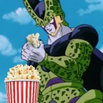 Perfect Cell Popcorn template