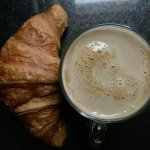 Croissant and Coffee.