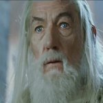 Scared Gandalf