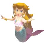 mermaid peach singing