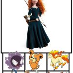 Merida's Pokémon | image tagged in pokemon team | made w/ Imgflip meme maker