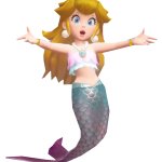 mermaid peach singing to you