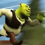 Shrek running GIF Template