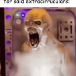 unfunnymeme.gif | Extracurricular mfs when they actually have to sacrifice free time for said extracirruculars: | image tagged in gifs,memes | made w/ Imgflip video-to-gif maker