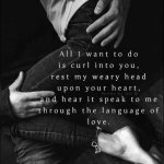 Hear it speak to me.