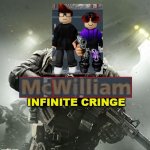 MC and William infinite cringe meme