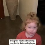 A Dad & His Daughter After 3 Month Separation | A Tearful Hello | image tagged in gifs,heartwarming,reunion,dads and daughters,little girl and her dad,wholesome | made w/ Imgflip video-to-gif maker