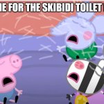 Toddlers Crying | THE LINE FOR THE SKIBIDI TOILET MOVIE: | image tagged in toddlers crying | made w/ Imgflip meme maker