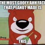 Peanut Otters Goofy Aah Grin | THE MOST GOOFY AHH FACE
THAT PEANUT MADE IS; THIS | image tagged in peanut otter evil | made w/ Imgflip meme maker