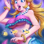 mermaid peach
