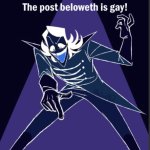 The post belowith is gay!