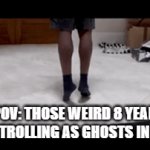 It's so true tho... | POV: THOSE WEIRD 8 YEAR OLDS TROLLING AS GHOSTS IN GTAG | image tagged in gifs,gorilla tag,video games,children | made w/ Imgflip video-to-gif maker