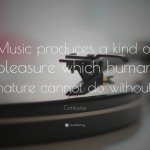 Music, human nature cannot do without.