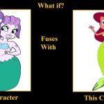 What if Cala Maria Fuses With Marina | image tagged in what if fuses,cala maria,cuphead,marina,zig and sharko,mermaid | made w/ Imgflip meme maker