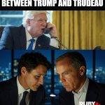 Trump Phone Call With Trudeau meme