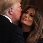 Donald Trump Melania Air Kiss Love election Marriage