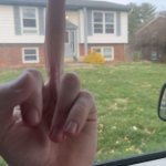 Long ass middle finger