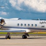 Sybil's Jet Gulfstream V airplane aircraft