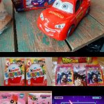 My The World Of Car 3 Bump and Go Toys