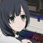 Born to watch anime, forced to write code to survive. meme