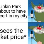 Disappointed Jack | Linkin Park is about to have concert in my city; *sees the ticket price* | image tagged in disappointed jack,linkin park,live,concert,jakarta,indonesia | made w/ Imgflip meme maker