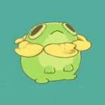 Gay Frog Flower GIF Template