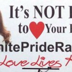 racist sign