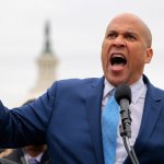 Cory Booker Spartan Meltdown meme