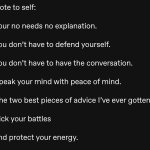 Life Advice. (Not Directed At You. Just Sharing.)