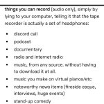 How to Use a Tape Recorder, 2025.