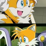 Tails happy vs sad meme