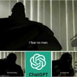 :l | image tagged in i fear no man | made w/ Imgflip meme maker