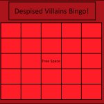 despised villains bingo