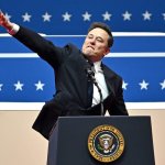 Trump musk heil hitler salute Nazi