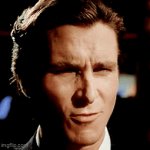 Patrick Bateman Sigma Meme | image tagged in gifs,american psycho,sigma,patrick bateman,funny | made w/ Imgflip video-to-gif maker