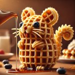 Hamster waffle meme