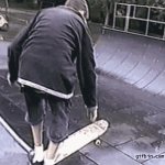 skateboard fail