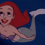 ariel swimming