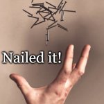 Nailed it