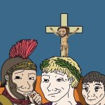 Soyjak Jesus Crucifix