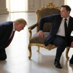 Vice President Trump bows before President Musk