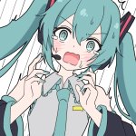 frightened miku