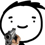 kyle stickman with a gun template