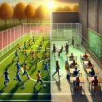 Football and classroom